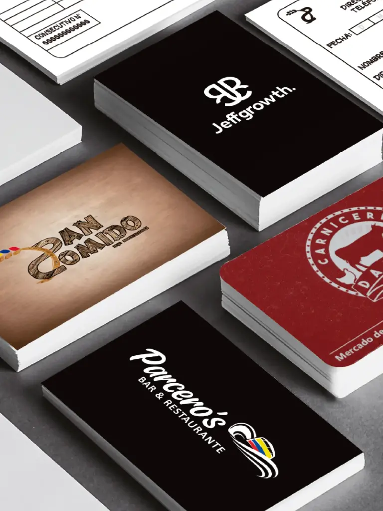 1000 Tarjetas couché 300gr 8.6x5.5cm (Brillo, Rectas)