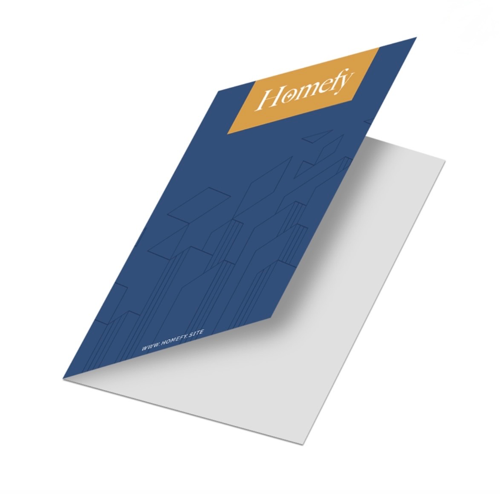 Carpetas impresas sin bolsillo (100 unidades)