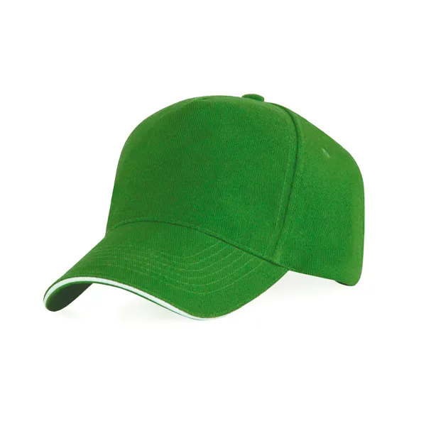Gorra Eris personalizada (Blanco, Aplique frente base 9cm, 1 unidad)
