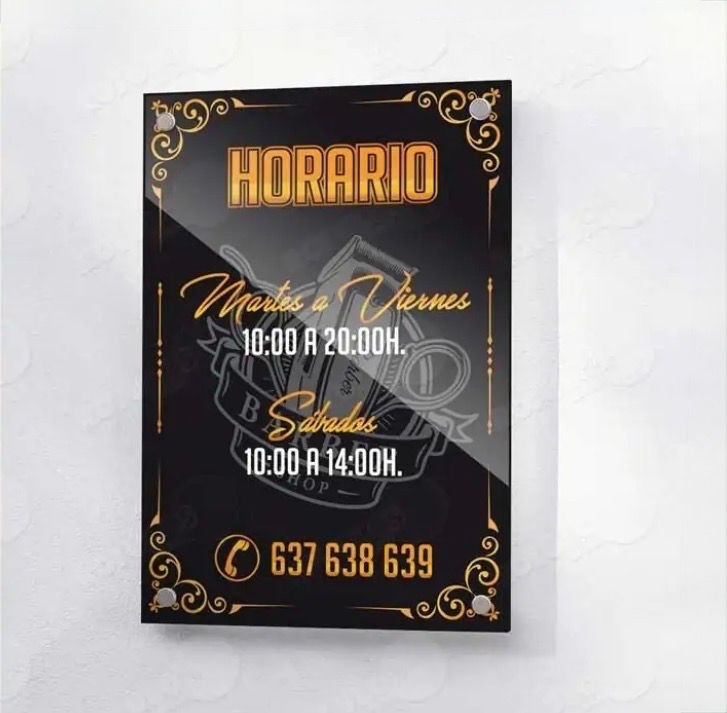 Placa de Metacrilato 3mm (20x30cm, Sin separadores)